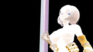【MMD】(Demo) Hamakaze - Pole Dance【No sound】【R-18】