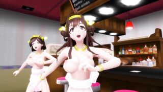 【MMD】Kongo 3 sisters - VALENTI【1080p 60fps】【R-18】