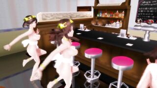 【MMD】Kongo 3 sisters - VALENTI【1080p 60fps】【R-18】