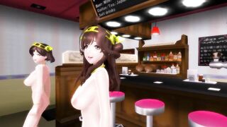 【MMD】Kongo 3 sisters - VALENTI【1080p 60fps】【R-18】