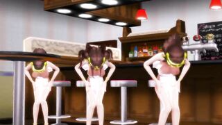 【MMD】Kongo 3 sisters - VALENTI【1080p 60fps】【R-18】