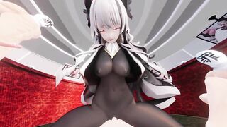 0425 -【R-18 MMD】BlueOath Scharnhorst's Pole Dance 沙恩霍斯特X钢管舞