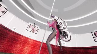 0425 -【R-18 MMD】BlueOath Scharnhorst's Pole Dance 沙恩霍斯特X钢管舞