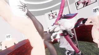0425 -【R-18 MMD】BlueOath Scharnhorst's Pole Dance 沙恩霍斯特X钢管舞