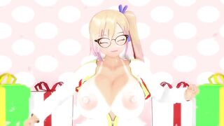 【MMD】Mai-senpai-style older sister - Shreding Geiger【R-18】
