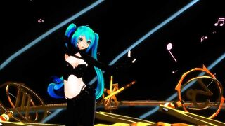 【MMD】Miku-san & Tet-san - Girls with a brain burst!【R-18】