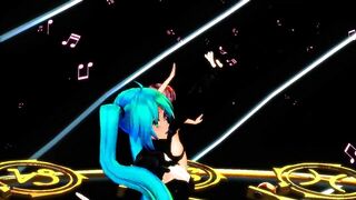 【MMD】Miku-san & Tet-san - Girls with a brain burst!【R-18】