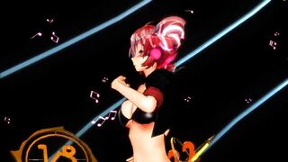 【MMD】Miku-san & Tet-san - Girls with a brain burst!【R-18】