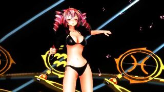 【MMD】Miku-san & Tet-san - Girls with a brain burst!【R-18】
