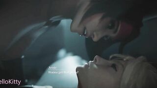 Final Fantasy Cloud Fucking Jessie after Workout Cheating Against Girfriend Tifa