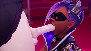 Sombra gets fucked by D.Va | Overwatch Futa Porn