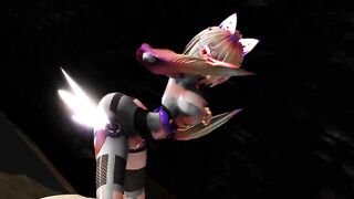 【MMD】LeanOn!【R-18】