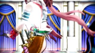 【MMD】Kagura - One Chanbara Z (MAGNET)【R-18】