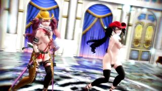 【MMD】Kagura - One Chanbara Z (MAGNET)【R-18】
