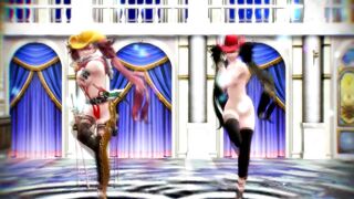 【MMD】Kagura - One Chanbara Z (MAGNET)【R-18】