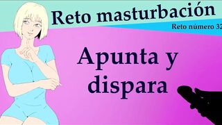 JOI Interactivo - El juego de la diana. Usa tu semen para ganar.