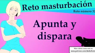 JOI Interactivo - El juego de la diana. Usa tu semen para ganar.