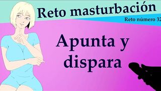JOI Interactivo - El juego de la diana. Usa tu semen para ganar.