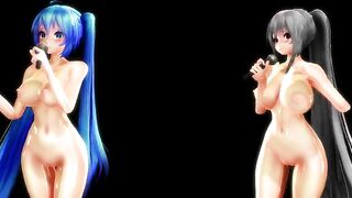 【MMD】Two tropical fish【R-18】