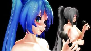 【MMD】Two tropical fish【R-18】