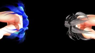 【MMD】Two tropical fish【R-18】