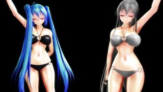 【MMD】Two tropical fish【R-18】