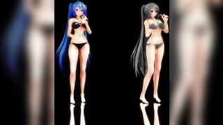 【MMD】Two tropical fish【R-18】
