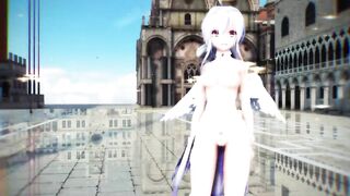 【MMD】Tda Haku - New Thang Ik (Expression modification)【R-18】