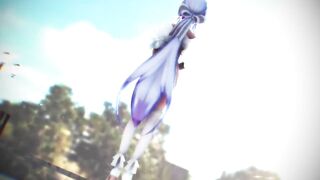 【MMD】Tda Haku - New Thang Ik (Expression modification)【R-18】