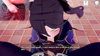 Genshin Impact Mona Blow Job