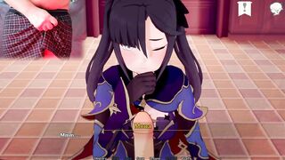 Genshin Impact Mona Blow Job