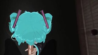 3D HENTAI POV Hatsune Miku sucks your cock hard until you cum