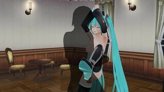 3D HENTAI Bound Hatsune Miku gets fucked