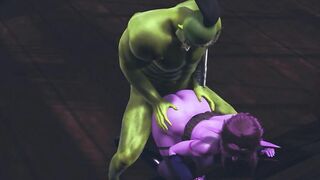 Orc fucked an elf in the ass