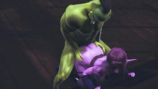 Orc fucked an elf in the ass