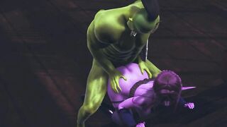 Orc fucked an elf in the ass