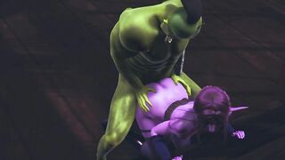 Orc fucked an elf in the ass