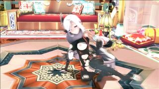 0398 -【R18-2D】Genshin Impact 原神 Aunty Shenhe 申鹤 X Chong Yun