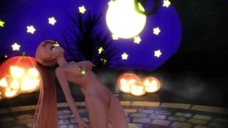【MMD】Angela - Happy Halloween【R-18】