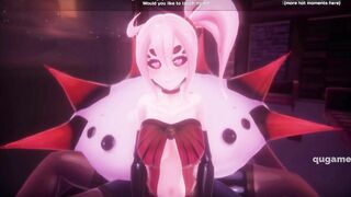 Monster Girl Island | Hentai anime teen with big tits is getting her pussy creampied