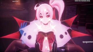 Monster Girl Island | Hentai anime teen with big tits is getting her pussy creampied