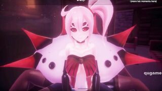 Monster Girl Island | Hentai anime teen with big tits is getting her pussy creampied