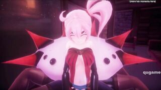 Monster Girl Island | Hentai anime teen with big tits is getting her pussy creampied
