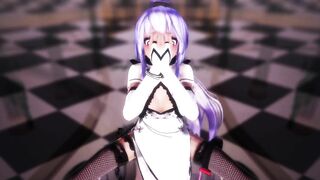 【SEX TOY-MMD】Cheongsam HAKU - Erotic Dance【R-18】
