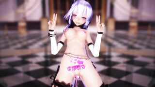 【SEX TOY-MMD】Cheongsam HAKU - Erotic Dance【R-18】