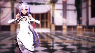 【SEX TOY-MMD】Cheongsam HAKU - Erotic Dance【R-18】