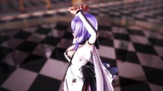 【SEX TOY-MMD】Cheongsam HAKU - Erotic Dance【R-18】