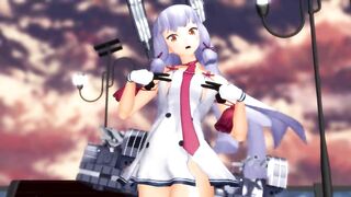 【MMD】Take a walk with Murakumo before leaving the port【R-18】