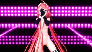 【MMD】KanColle Kawakaze - PINK CAT【R-18】