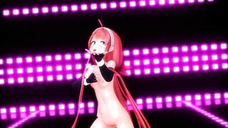 【MMD】KanColle Kawakaze - PINK CAT【R-18】